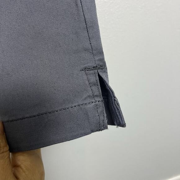 NWT L L Bean Women's Cropped Pants Gray Plus Sz 16 Organic Cotton Casual Outdoor - Picture 3 of 13